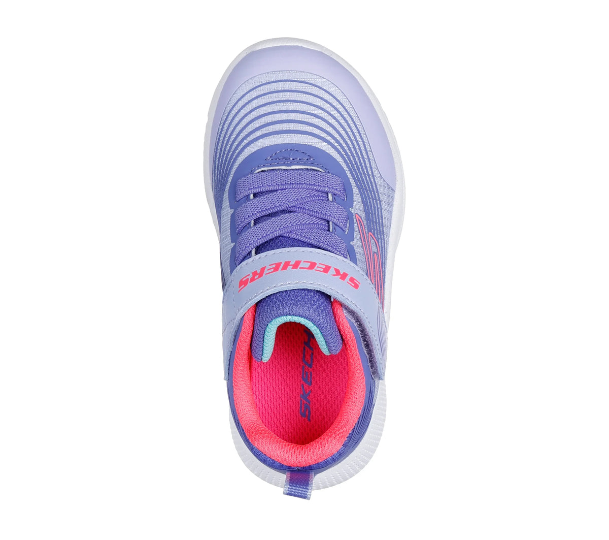 skechers Microspec Advance Lavender Neon Pink Trainer