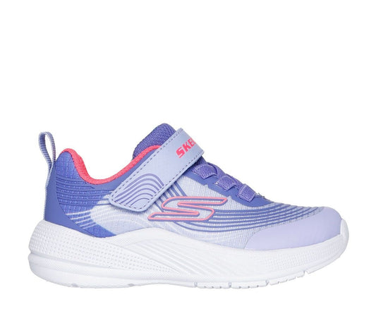 skechers Microspec Advance Lavender Neon Pink Trainer